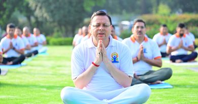 योग केवल शारीरिक अभ्यास नहीं, बल्कि आंतरिक शांति और आत्मबोध की एक प्रक्रिया है…………मुख्यमंत्री