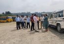 परिवहन विभाग की टीम ने चार विद्यालयों का निरीक्षण कर स्कूल वाहनों का सेफ्टी किया ऑडिट