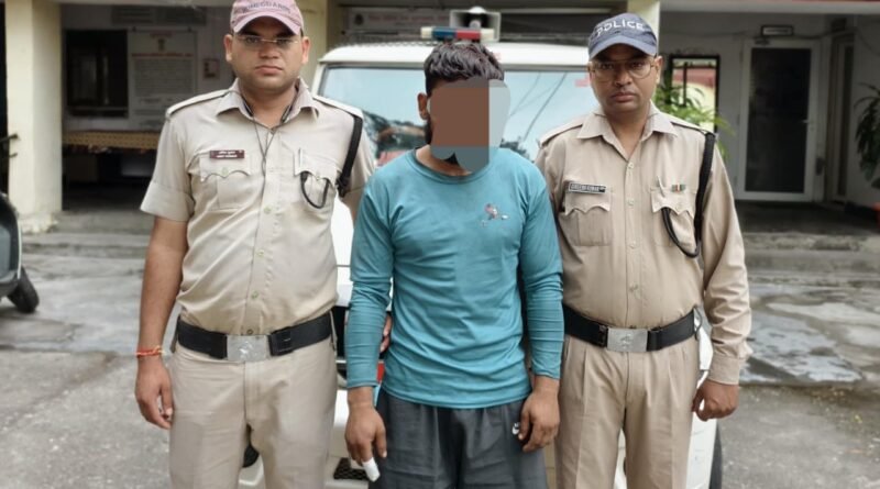 निर्माणाधीन मकान से हुई चोरी की घटना में 01 अभियुक्त को पुलिस ने किया गिरफ्तार