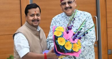 महाराज ने की भाजपा के राष्ट्रीय अध्यक्ष नितिन नबीन से की शिष्टाचार भेंट*