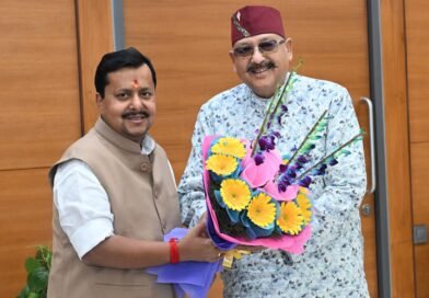 महाराज ने की भाजपा के राष्ट्रीय अध्यक्ष नितिन नबीन से की शिष्टाचार भेंट*