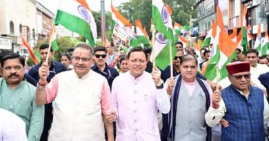 मुख्यमंत्री ने हर घर तिरंगा यात्रा कार्यक्रम में किया प्रतिभाग