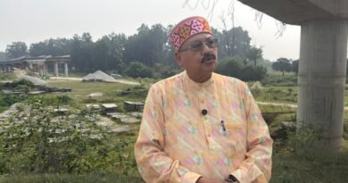 महाराज ने भारत-नेपाल सीमा पर बन रहे ड्राई पोर्ट सहित चार लेन सड़क का किया निरीक्षण